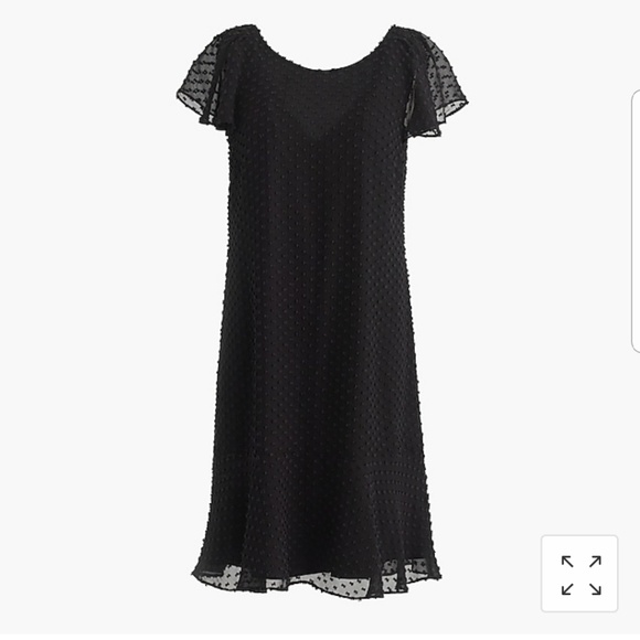 J. Crew Dresses & Skirts - TALL J Crew Ruffled Dress in Textured Clipdot
